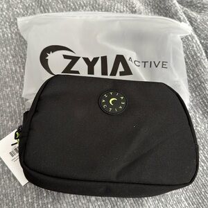Zyia Black Canvas Crossbody bag